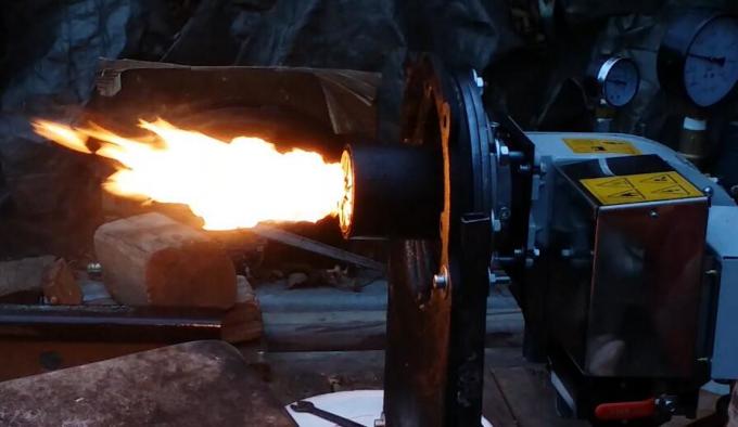 120000 Btu/h Dieselölbrenner 430 X 450 X 290 Millimeter Hitzebeständigkeit 0