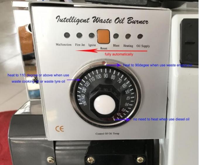 Vollautomatischer Abfallölbrenner 30 - 60 Kw OEM / ODM verfügbar 0